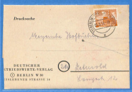 Berlin West 1951 - Lettre De Berlin - G33028 - Cartas & Documentos