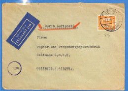 Berlin West 1950 - Lettre Par Avion De Berlin - G33017 - Storia Postale