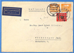 Berlin West 1950 - Lettre Par Avion De Berlin - G33010 - Briefe U. Dokumente