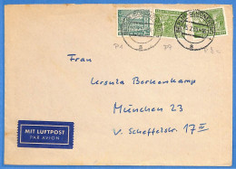 Berlin West 1955 - Lettre Par Avion De Berlin - G33009 - Storia Postale