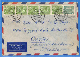 Berlin West 1954 - Lettre Par Avion De Berlin Aux Italy - G33008 - Covers & Documents