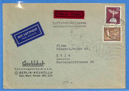 Berlin West 1958 - Lettre Durch Eilboten Par Avion De Berlin - G33005 - Cartas & Documentos