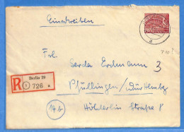 Berlin West 1951 - Lettre Einschreiben De Berlin - G32991 - Covers & Documents