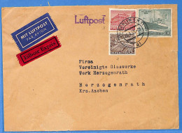 Berlin West 1955 - Lettre Durch Eilboten Par Avion De Berlin - G32998 - Lettres & Documents