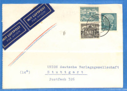 Berlin West 1954 - Lettre Par Avion De Berlin - G32999 - Storia Postale