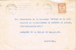 55037. Carta Impresos MADRID 1934, Fechador Mudo. COMISARIA SANITARIA Republica - Brieven En Documenten