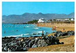 73226196 Lanzarote Kanarische Inseln Playa Dorada Y Al Fondo Hotel Fariones Y Pu - Sonstige & Ohne Zuordnung