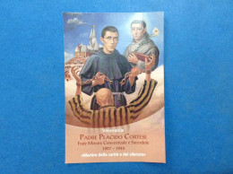 Santino Holy Card Image Pieuse Padre Placido Cortese - Devotieprenten