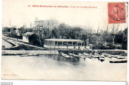 91 - Hotel Restaurant De Gibraltar - Pont De Juvisy Draveil ( JUVISY Sur ORGE - Essonne ) - Juvisy-sur-Orge