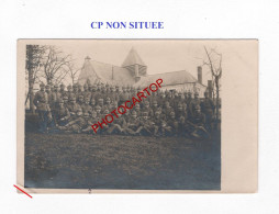 CP NON SITUEE-CARTE PHOTO Allemande-GUERRE 14-18-1 WK-MILITARIA- - Oorlog 1914-18