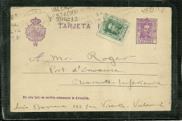 ENTIER POSTAL D' ESPAGNE (ref 591) - 1850-1931