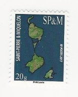 SPM-2017-Série Courante. Carte De St-Pierre Et Miquelon - N° 1174 ** - Unused Stamps