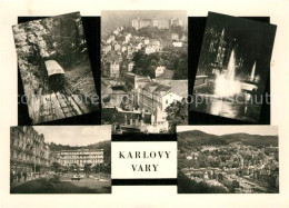 73225109 Karlovy Vary Bergbahn Kuranlagen Panorama Karlovy Vary - Repubblica Ceca