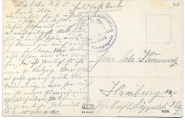 Germany Feldpost Wetserland Sylt Card 11.6.1915 Landsturmbataillon Lübeck - Cartas & Documentos