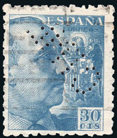 Madrid - Perforado - Edi O 924 - "CTNE" (Telefónica) - Oblitérés