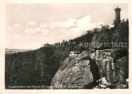 73225079 Hoher Schneeberg Decinsky Sneznik Aussichtsturm Hoher Schneeberg - Repubblica Ceca