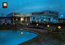 73225035 Oropesa Del Mar Motel Restaurant Neptuno Stop Swimming Pool Nachtaufnah - Sonstige & Ohne Zuordnung
