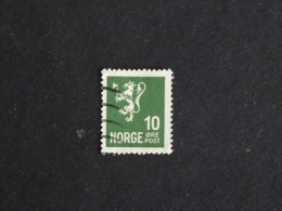 NORVEGE NORWAY NORGE NOREG YT 112 OBLITERE - LION HERALDIQUE - Used Stamps