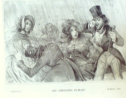 Lithographie Daumier Honoré Signée Paris 21 1839 - Stampe & Incisioni