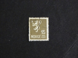 NORVEGE NORWAY NORGE NOREG YT 113 OBLITERE - LION HERALDIQUE - Used Stamps