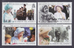 1999 Solomon Islands  1000-1003 99th Birthday Of Queen Elizabeth 5,00 € - Familias Reales