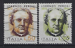 Italy 1972  Lorenzo Perosi  (o) Mi.1385-1386 - 1971-80: Gebraucht