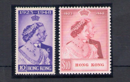 1948 HONG KONG, Royal Silver Wedding, SG 171/172 Set Of 2 - MNH** - Sonstige & Ohne Zuordnung