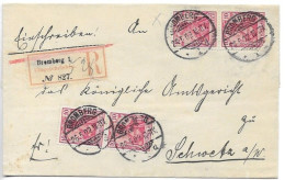 Germany Bromberg R-letter 1902 - Lettres & Documents