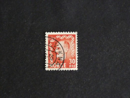 NORVEGE NORWAY NORGE NOREG YT 326A OBLITERE - ROI HAAKON VII - Used Stamps