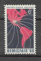 USA 1968.  Hemisfair Sc 1340  (**) - Ongebruikt