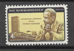 USA 1962.  Hammerskjold Sc 1203  (**) - Ongebruikt