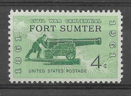 USA 1961.  Fort Sumter Sc 1178  (**) - Neufs