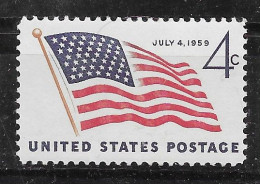 USA 1959.  July 4 Sc 1132  (**) - Nuevos