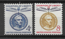 USA 1959.  San Martin Sc 1125-26  (**) - Unused Stamps