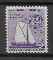 USA 1957.  Shipbuilding Sc 1095  (**) - Neufs