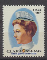 USA 1976.  Clara Maass Sn 1699  (**) - Unused Stamps