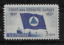USA 1957.  Coast And Geodetic Sc 1086  (**) - Unused Stamps