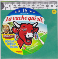 C1266 FROMAGE FONDU VACHE QUI RIT ASTERIX OBELIX CONTRE CESAR 16 PORTIONS 280 G     366 S - Formaggio