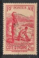 COTE D'IVOIRE - 1939-42 - N°YT. 161 - Camoé 2f50 Rouge - Oblitéré / Used - Gebruikt