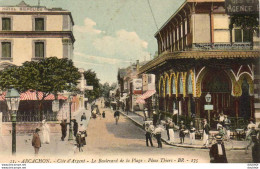 D33  ARCACHON  Le Boulevard De La Plage- Place Thiers  ..... - Arcachon