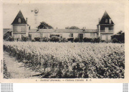 D33  BARSAC  Château Climens  ....... Avec éolienne - Langon