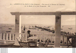 D33  ANDERNOS LES BAINS  Vue Prise De La Terrasse De L'Impérial Sur Le Bassin Et La Jetée Promenage - Andernos-les-Bains