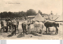 MILITARIA  GUERRE 1914- 18  Campement De Chevaux  ..... - Oorlog 1914-18