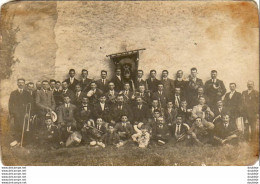 CARTE PHOTO D'une Clique Non Identifiée - Musique Et Musiciens