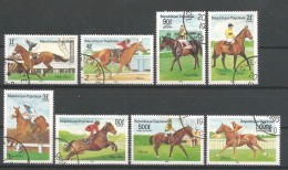 Togo 1985 Racehorses Y.T. 1172/1176+A548/550(0) - Togo (1960-...)