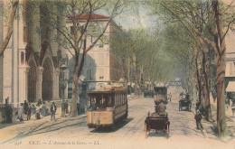 NICE-06- AVENUE De La GARE - Transport (road) - Car, Bus, Tramway