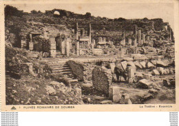 TUNISIE  RUINES ROMAINES DE DOUGGA   Le Théatre - Ensemble - Tunisia