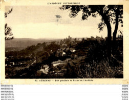 D07  AUBENAS  Vue Générale Et Vallée De L' Ardéche   ..... - Aubenas