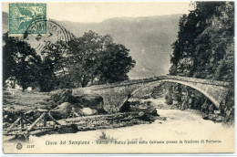 G.726  Linea Del Sempione - VARZO - Antico Ponte Sulla Cairasca... - 1906 - Ediz. Brunner - Verbania