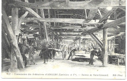 INDUSTRIE - 49 ANGERS - ARDOISIERES - (ex. LARIVIERE) Scierie De St-Léonard - N° 112 - CIRCULE 1916 - - Industrie